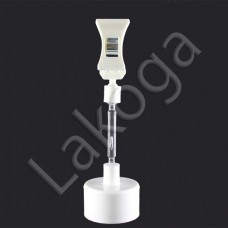 Колпачок на бутылку со штангой 50 с Прищепкой-2 (белая метал)