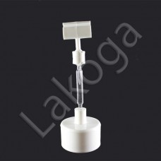 Колпачок на бутылку со штангой 50 с зигзагом 2 (белый)