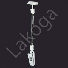 Держатель ценника прищепка 1 со штангой 95 и прищепкой 1