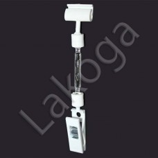 Держатель ценника прищепка 1 со штангой 50 и Зигзагом 2