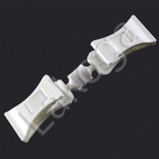 Прищепка 2 с Прищепкой 2, белая с пластмассовой пружинкой